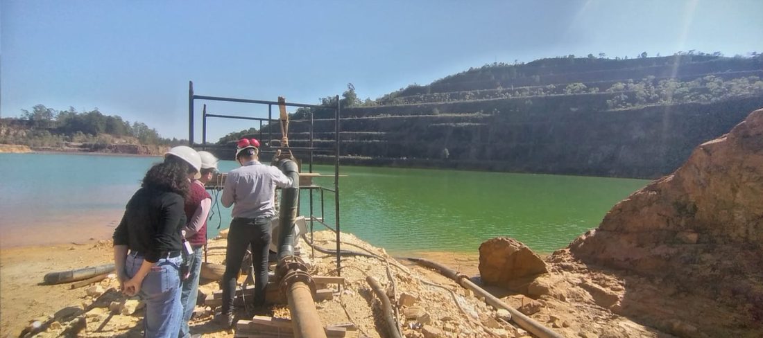 Calibração não intrusiva — Mineração: Aferição de vazão das bombas centrífugas do reservatório em uma jazida de urânio desativada