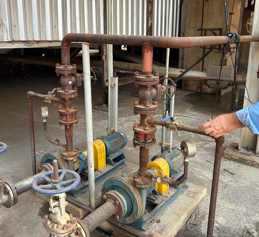 Calibração não intrusiva — Utilidades: Aferição de vazão — sistema de bombeamento
