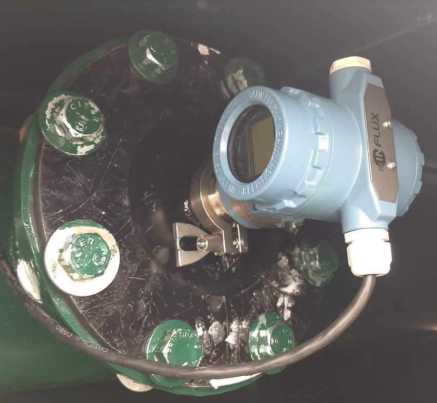 Instalação do densímetro INRBDM-C em campo 9